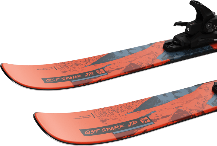 Salomon Junior's Skis L Qst Spark Flame/copen Blue/black Salomon