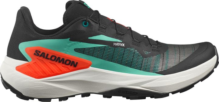 Salomon Men's Genesis Black / Electric Green / Cherry Tomato Salomon