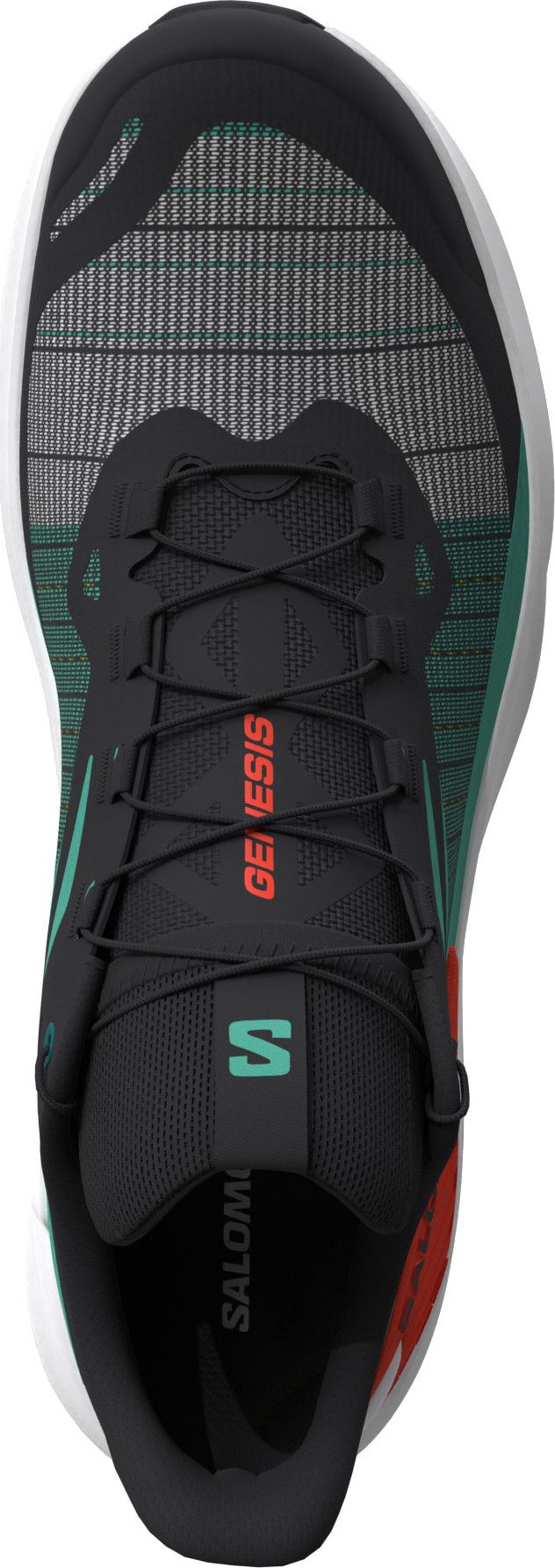 Salomon Men's Genesis Black / Electric Green / Cherry Tomato Salomon Salomon Men's Genesis Black / Electric Green / Cherry Tomato Salomon