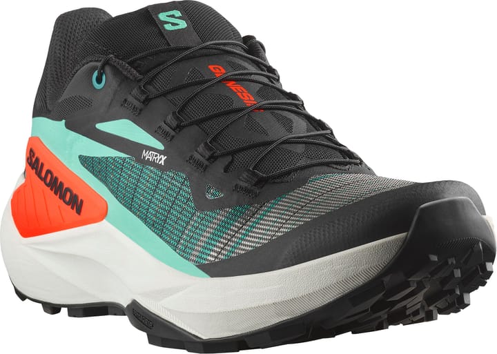 Salomon Men's Genesis Black / Electric Green / Cherry Tomato Salomon Salomon Men's Genesis Black / Electric Green / Cherry Tomato Salomon