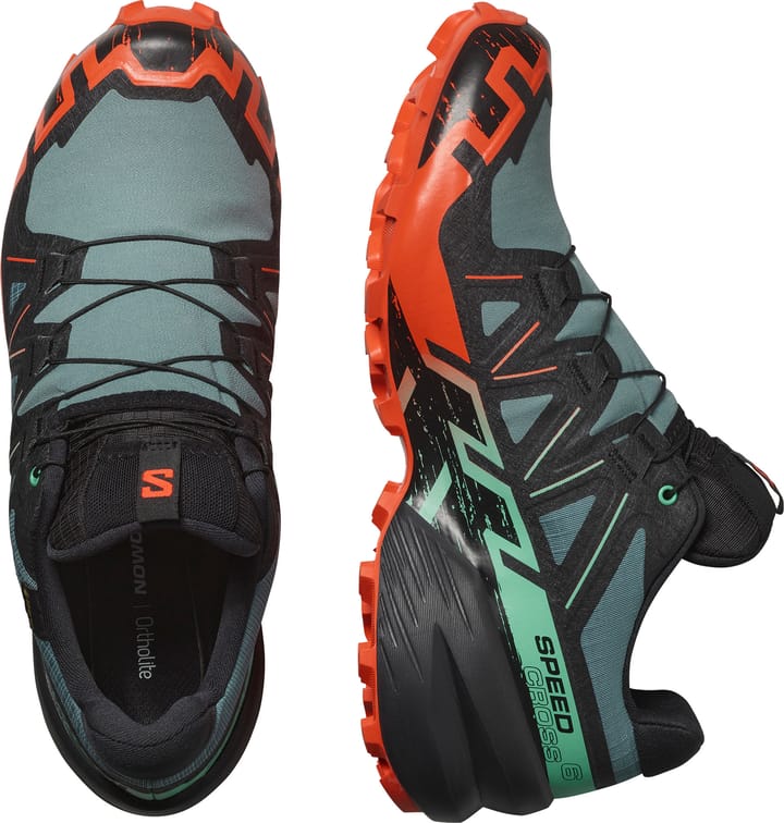 Salomon Men's Speedcross 6 GORE-TEX North Atlantic / Black / Cherry Tomato Salomon Salomon Men's Speedcross 6 GORE-TEX North Atlantic / Black / Cherry Tomato Salomon