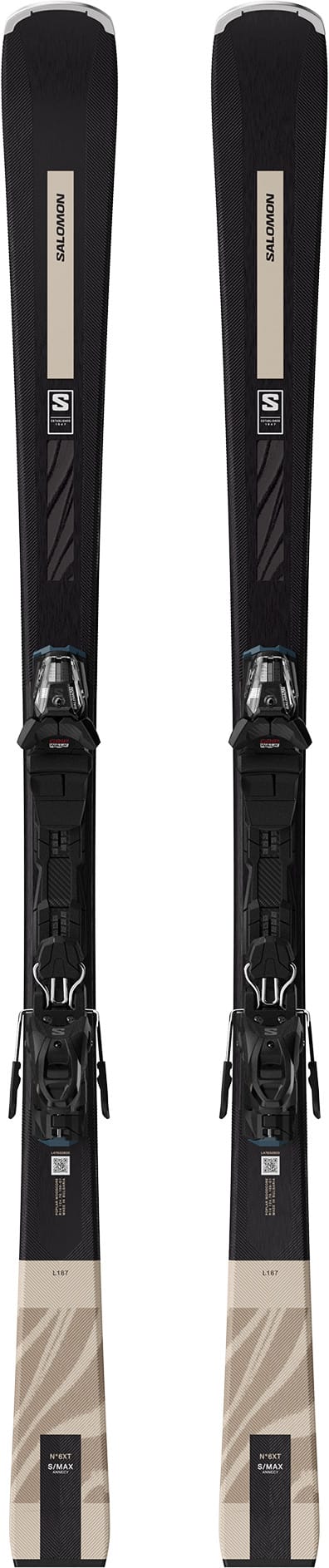 Salomon Women's S/Max N°6 Xt + M10 Gw L80 Black/Ivory Cream Met Salomon