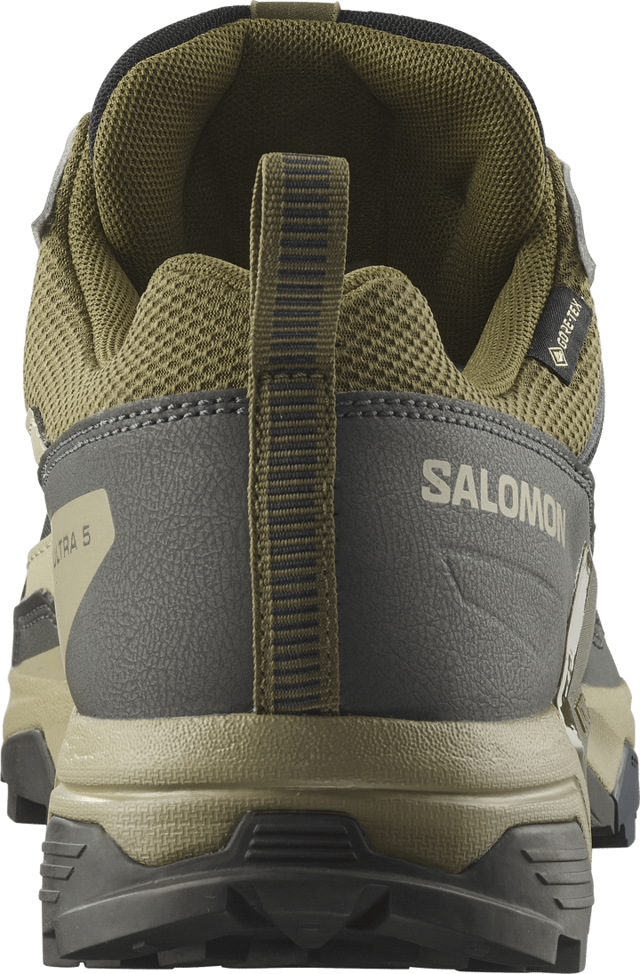 Salomon Men's X Ultra 5 GORE-TEX Martini Olive/gray Green/blue Night Salomon