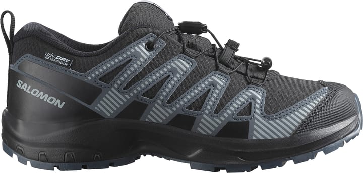 Salomon Kids' XA Pro V8 Waterproof Black/turbulence/quarry Salomon