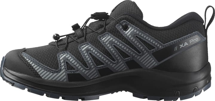 Salomon Kids' XA Pro V8 Waterproof Black/turbulence/quarry Salomon