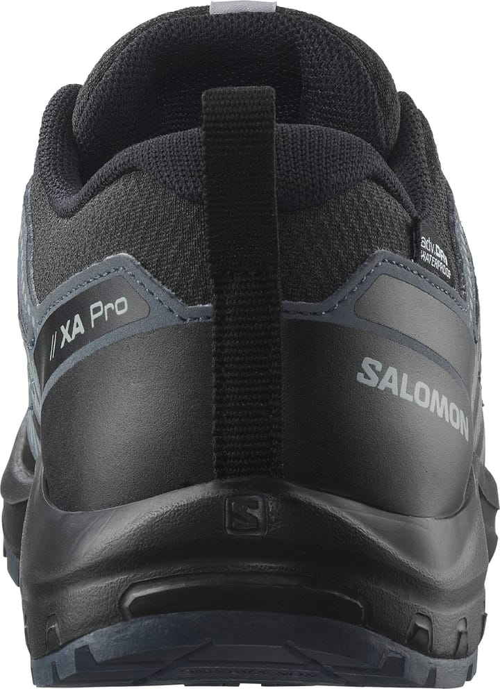 Salomon Kids' XA Pro V8 Waterproof Black/turbulence/quarry Salomon