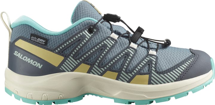 Salomon Kids' XA Pro V8 Waterproof Trooper/turbulence/aruba Blue Salomon