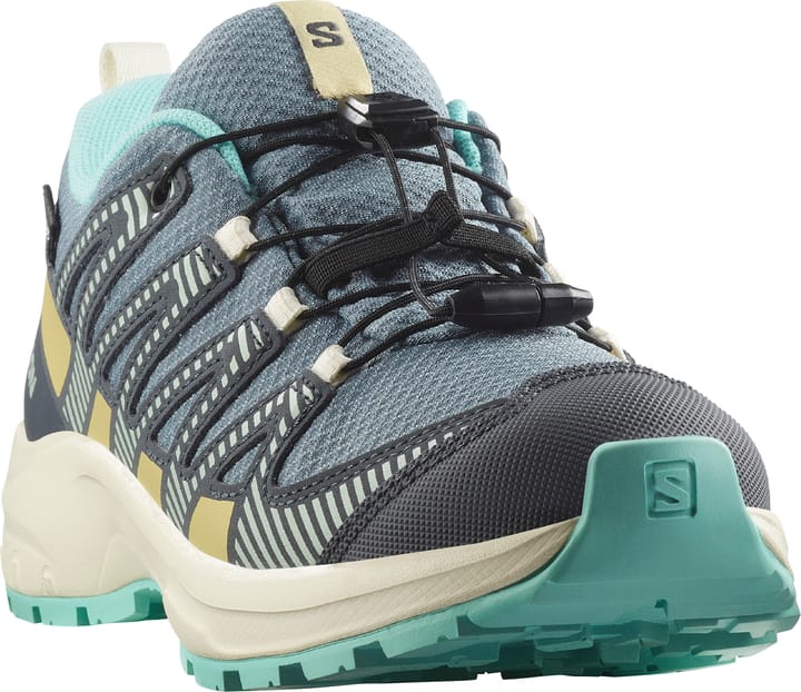 Salomon Kids' XA Pro V8 Waterproof Trooper/turbulence/aruba Blue Salomon