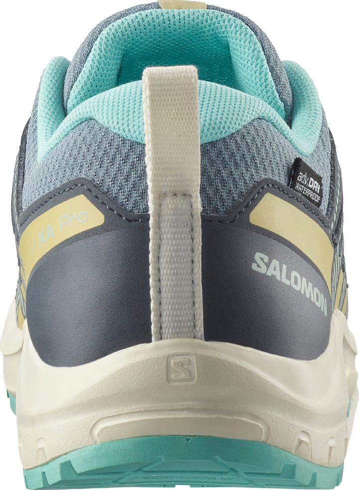 Salomon Kids' XA Pro V8 Waterproof Trooper/turbulence/aruba Blue Salomon