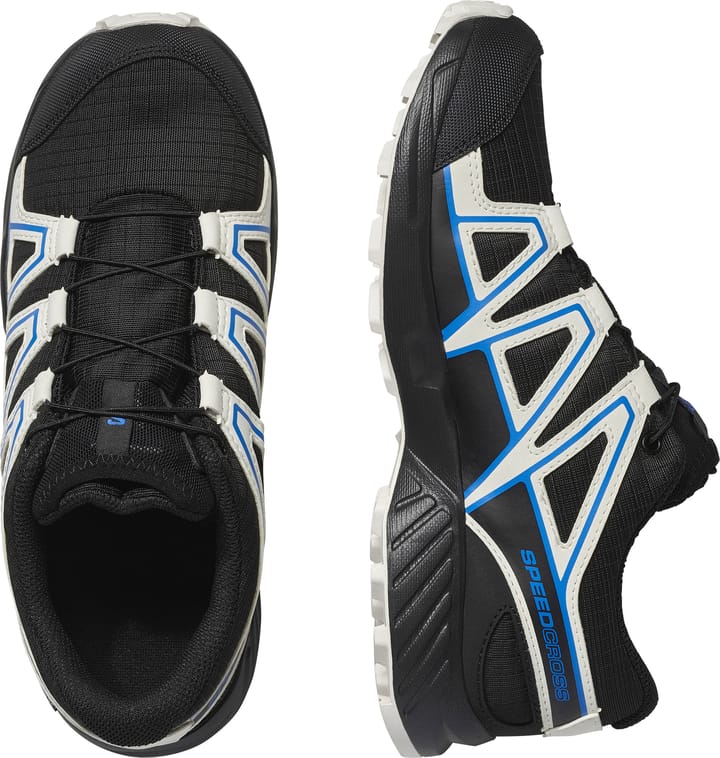 Salomon Junior Speedcross Waterproof Black/vanilla Ice/french Blue Salomon