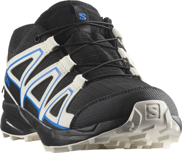 Salomon Junior Speedcross Waterproof Black/vanilla Ice/french Blue Salomon