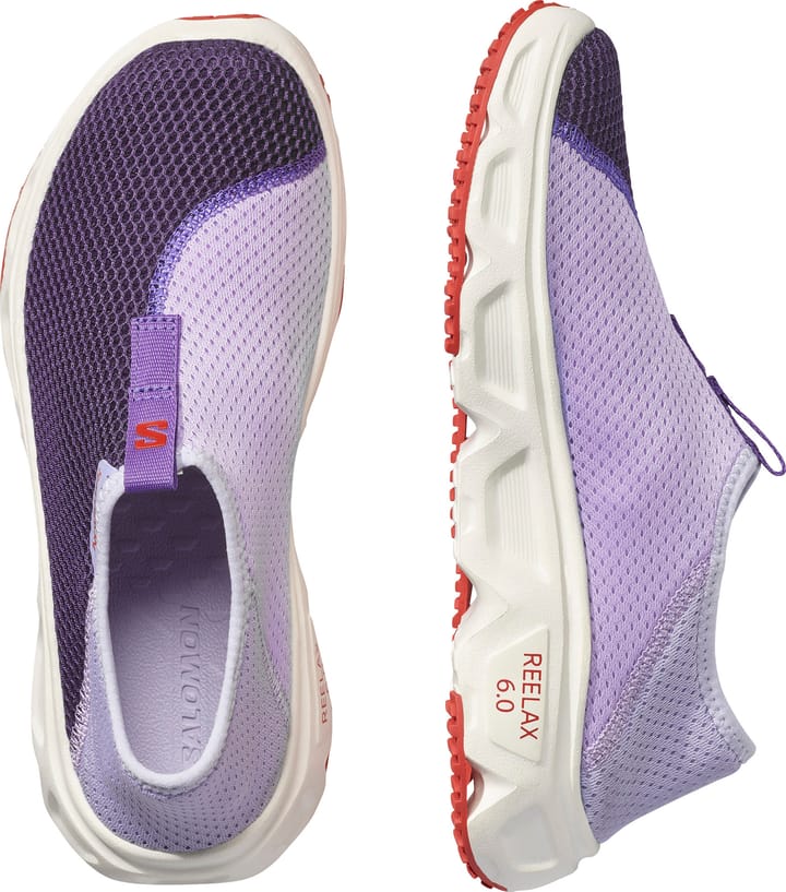 Salomon Women's Reelax Moc 6.0 Astral Aura/violet Tulip/flame Scar Salomon