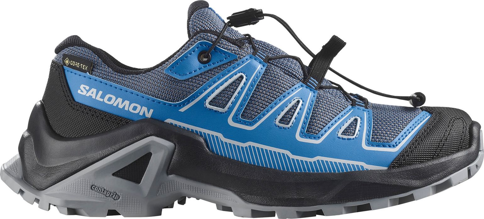 Salomon Kids' X Ultra GORE-TEX Turbulence/black/french Blue