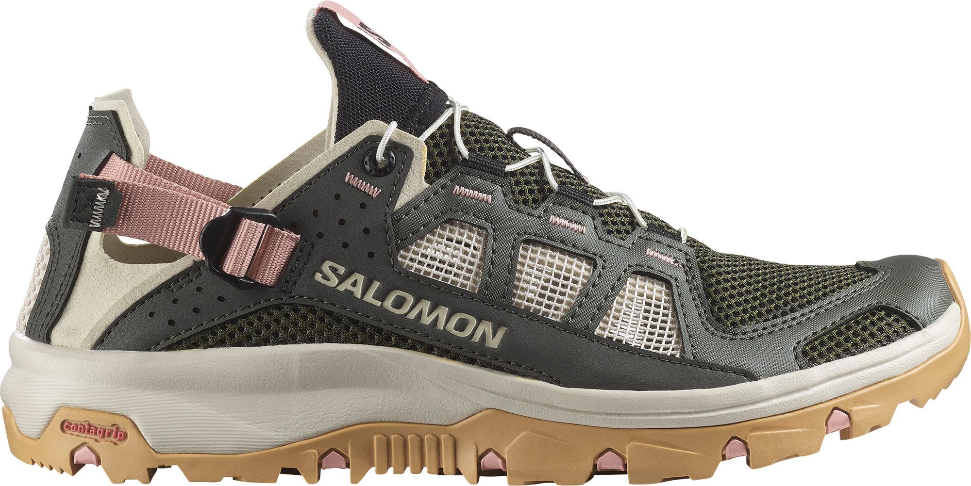 Salomon Women's Techamphibian 5 Peat/rainy Day/hyma Pink