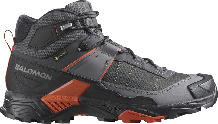 Salomon Men's X Ultra 5 Mid GORE-TEX Asphalt/castlerock/burnt Ochre Salomon