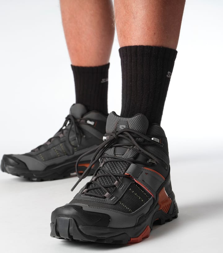 Salomon Men's X Ultra 5 Mid GORE-TEX Asphalt/castlerock/burnt Ochre Salomon