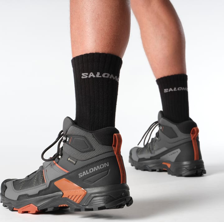 Salomon Men's X Ultra 5 Mid GORE-TEX Asphalt/castlerock/burnt Ochre Salomon