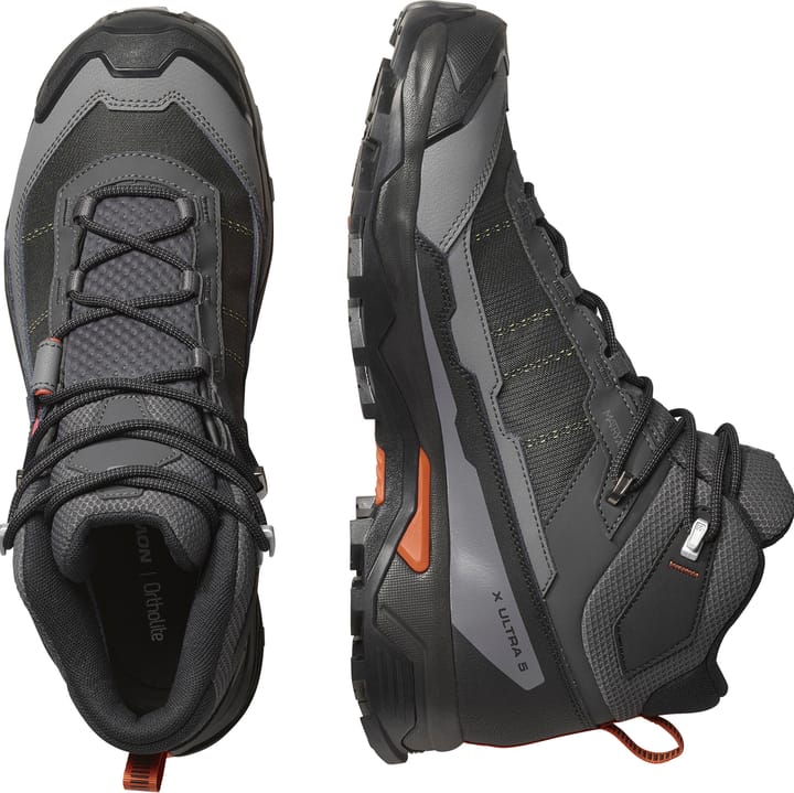 Salomon Men's X Ultra 5 Mid GORE-TEX Asphalt/castlerock/burnt Ochre Salomon