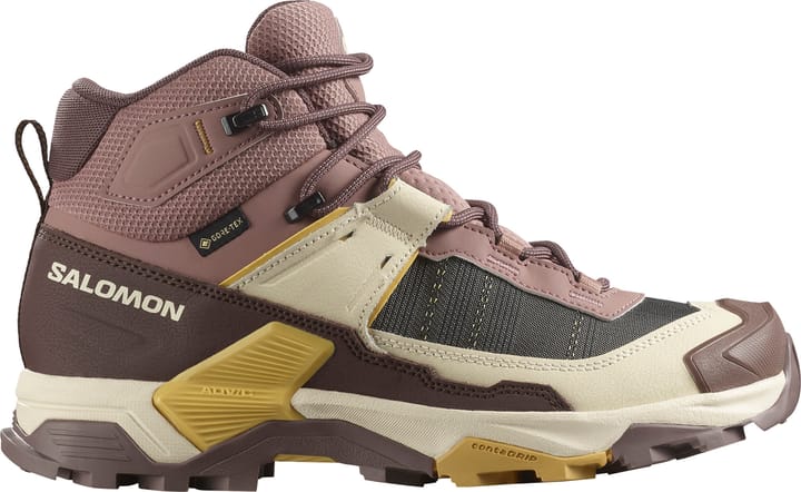 Salomon Women's X Ultra 5 Mid GORE-TEX Burlwood/french Roast/rattan Salomon