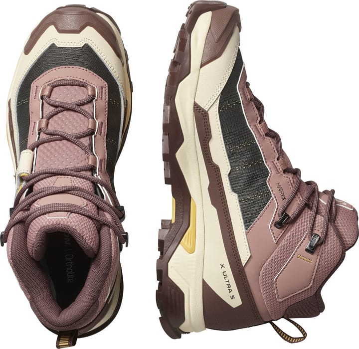Salomon Women's X Ultra 5 Mid GORE-TEX Burlwood/french Roast/rattan Salomon