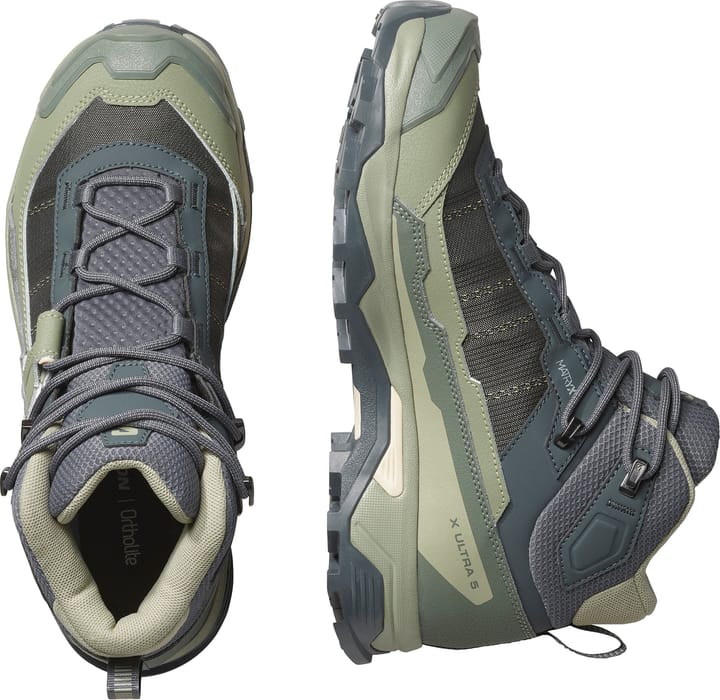 Salomon Women's X Ultra 5 Mid GORE-TEX Turbulence/sedona Sage/tender Peach Salomon