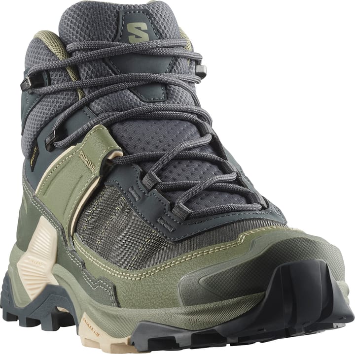 Salomon Women's X Ultra 5 Mid GORE-TEX Turbulence/sedona Sage/tender Peach Salomon