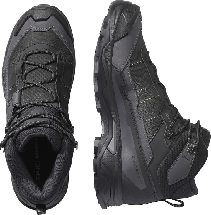 Salomon X Ultra 5 Mid Wide Gore-Tex Black/asphalt/castlerock Salomon