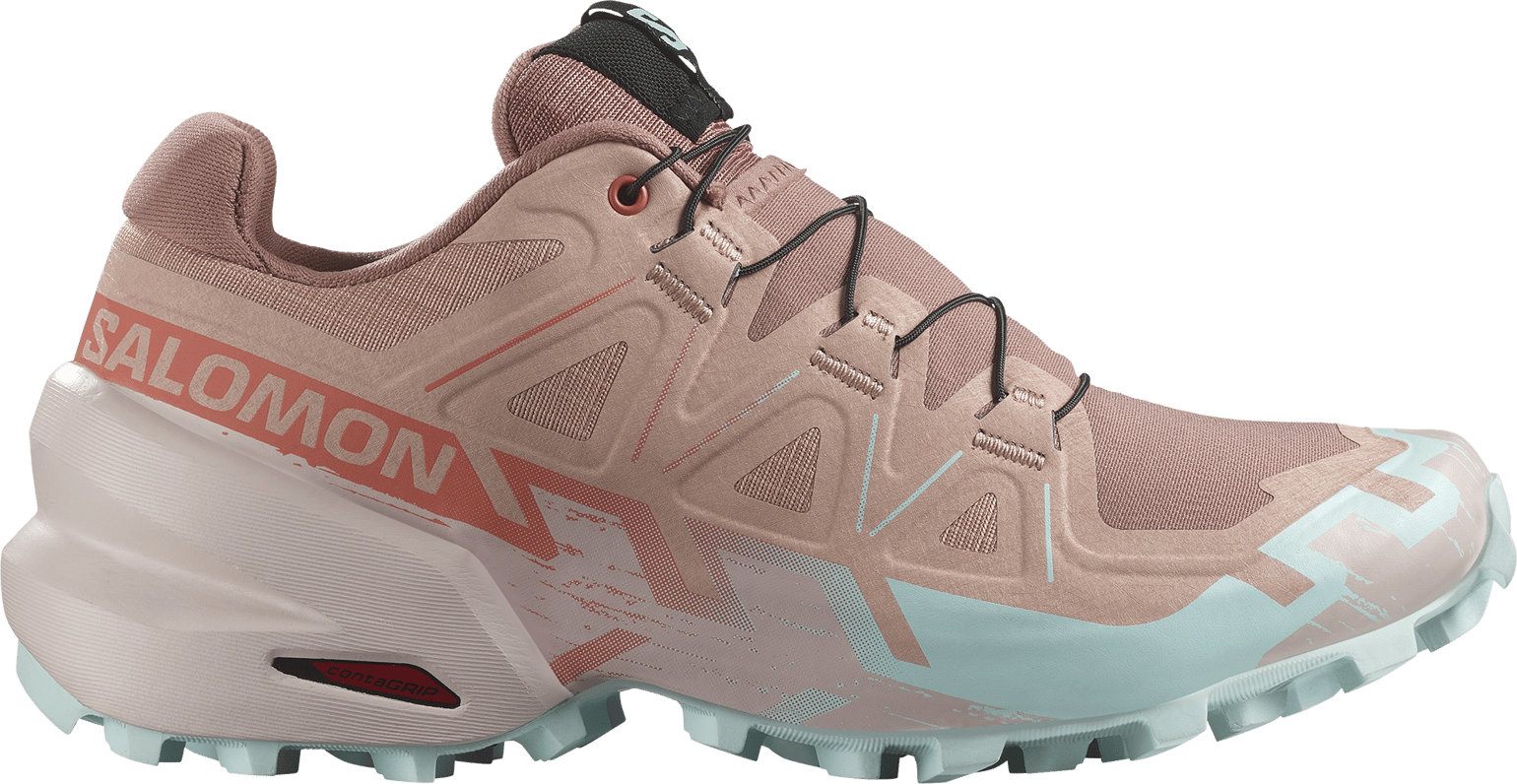 Salomon Women's Speedcross 6 Mahogany Rose/Hushed Violet/Iced Aq