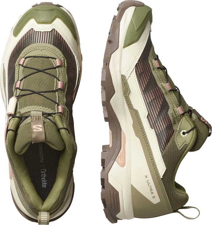 Salomon Women's X Ultra 5 Aloe/shortbread/mahogany Rose Salomon