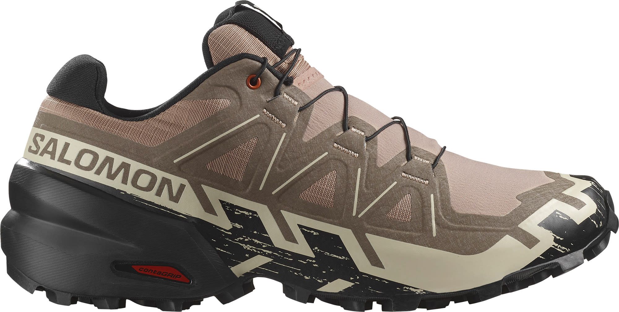 Salomon Men's Speedcross 6 Natural / Black / Almond Milk