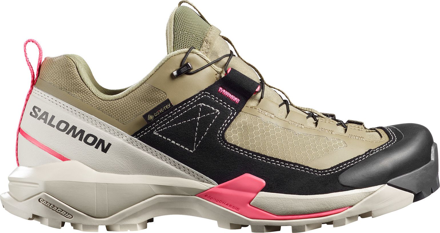 Salomon Women's X Ultra Alpine GORE-TEX Aloe/nine Iron/rouge Red