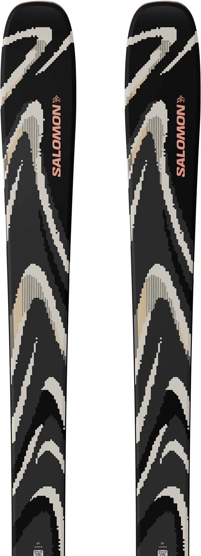 Salomon N Qst 94 Black Black / Almond Milk / Fusion Coral Salomon Salomon N Qst 94 Black Black / Almond Milk / Fusion Coral Salomon
