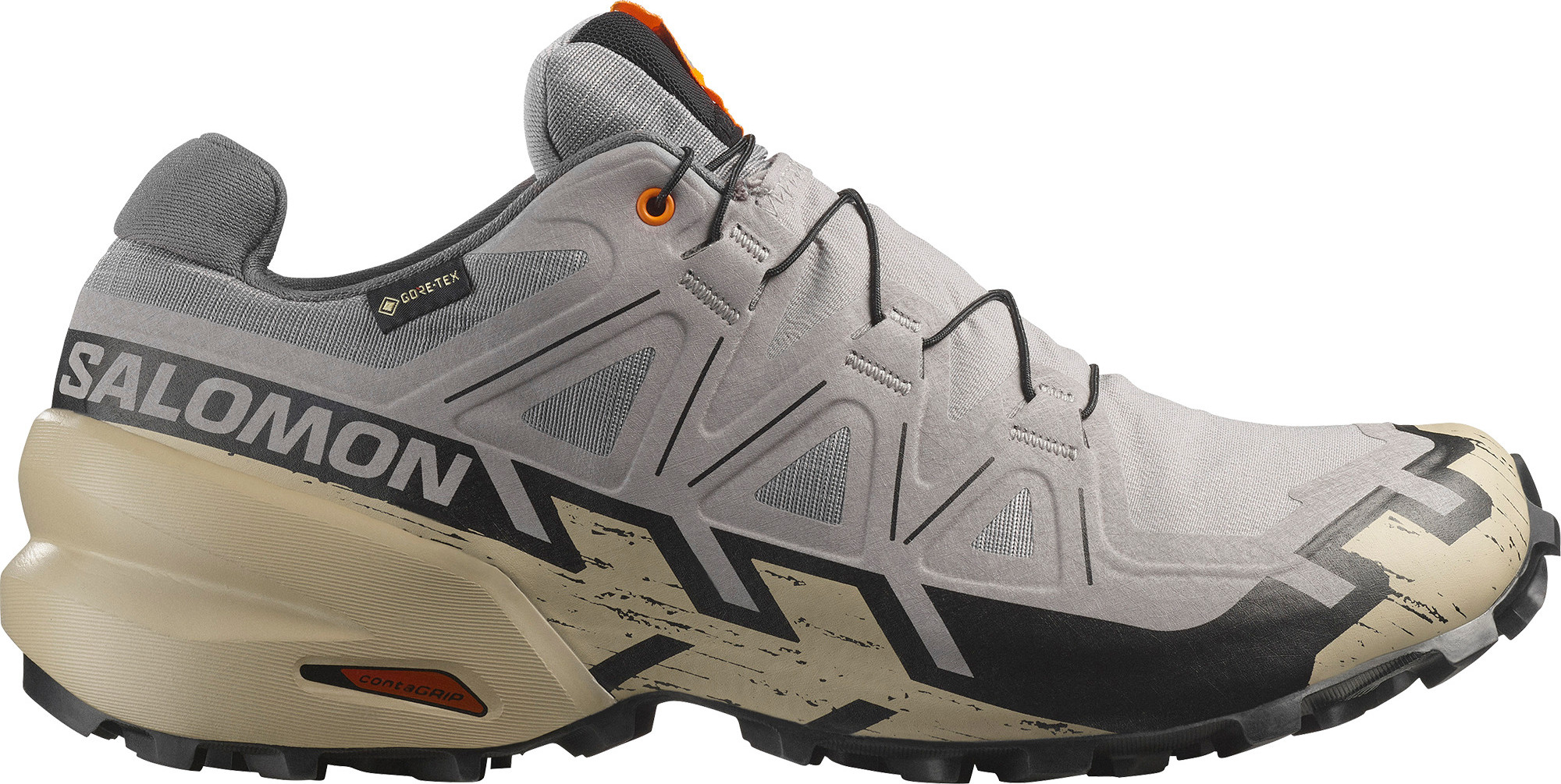 Salomon Women's Speedcross 6 GORE-TEX Flint Stone/Black/Heather