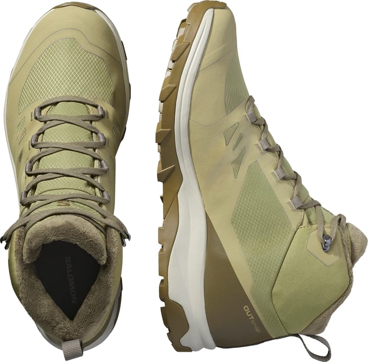 Salomon Men's Outsnap CSWP Aloe/Stone Gray/Coyote Brown Salomon