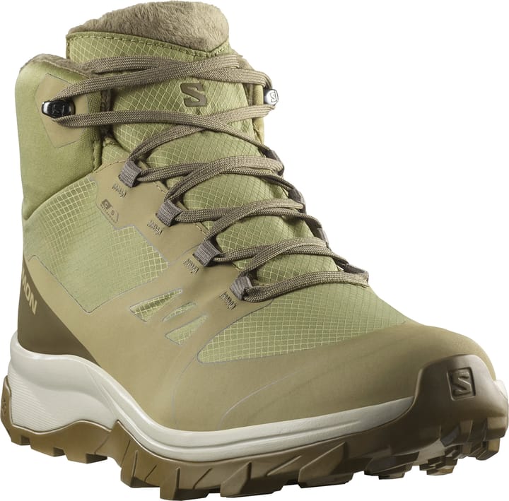 Salomon Men's Outsnap CSWP Aloe/Stone Gray/Coyote Brown Salomon