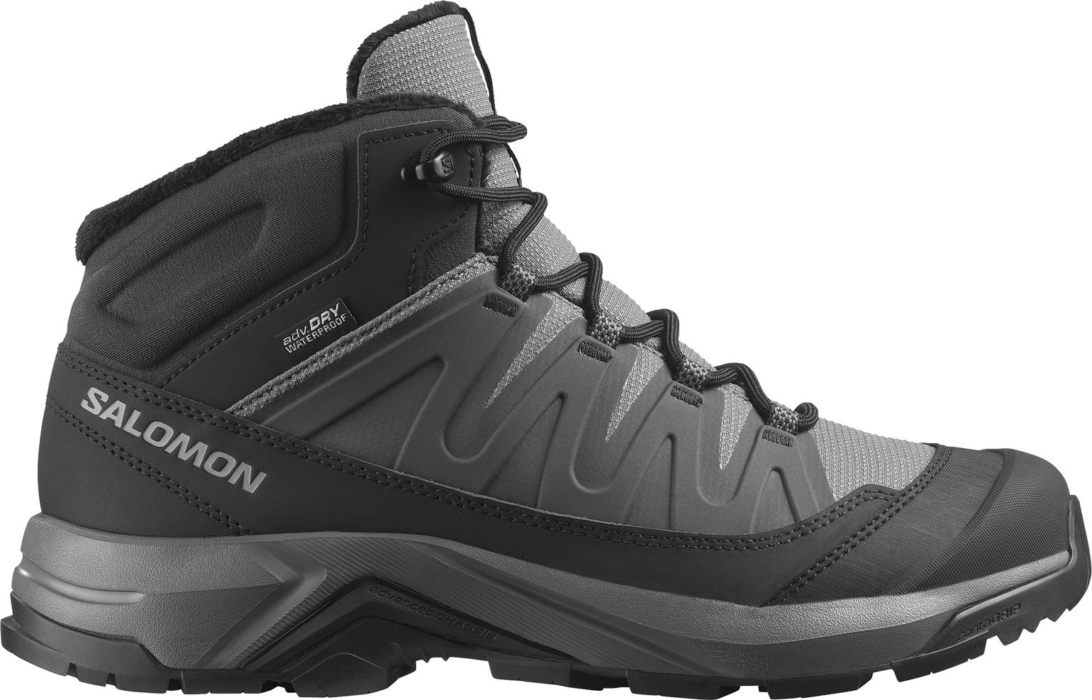 Salomon Women's X-Adventure Coldrush Waterproof Castlerock/Black/Phantom