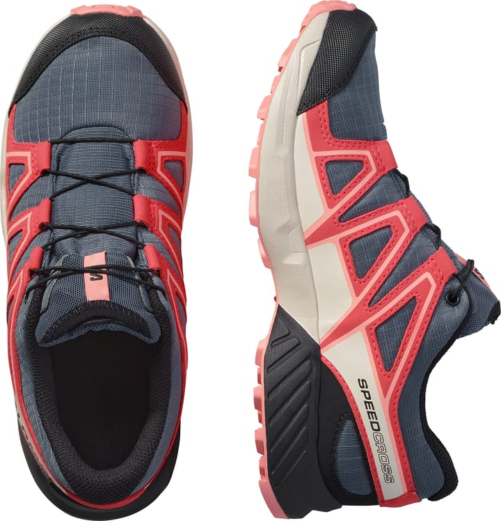 Salomon Junior Speedcross Waterproof Grisaille/Hushed Violet/Rouge Red Salomon