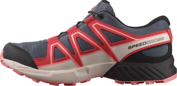 Salomon Junior Speedcross Waterproof Grisaille/Hushed Violet/Rouge Red Salomon