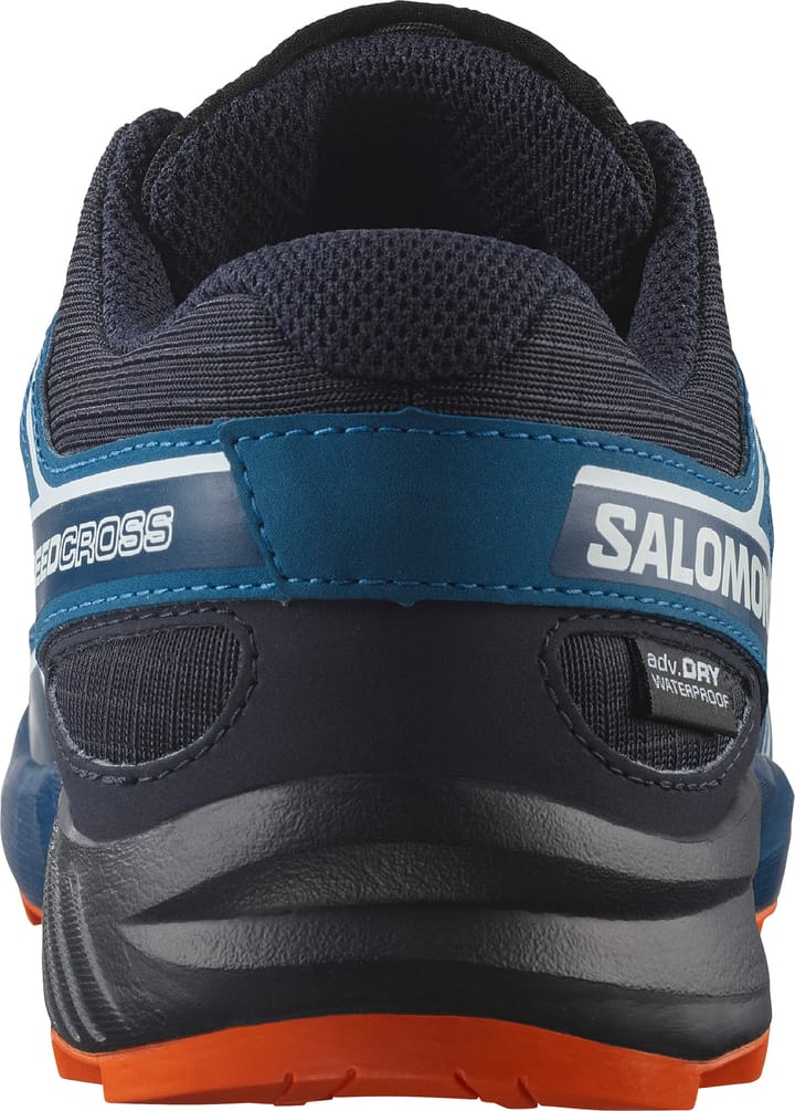 Salomon Junior Speedcross Waterproof Dark Navy/Dark Blue/Red Orange Salomon