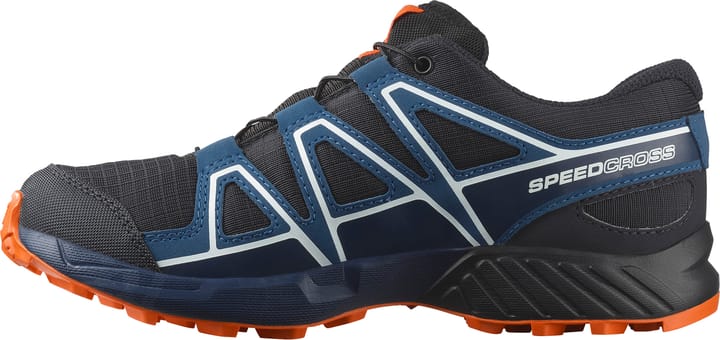 Salomon Junior Speedcross Waterproof Dark Navy/Dark Blue/Red Orange Salomon