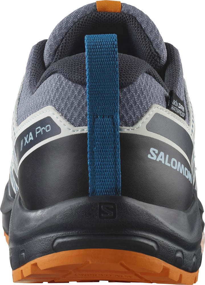 Salomon Kids' XA Pro V8 Waterproof Grisaille/Dark Blue/Turmeric Salomon Salomon Kids' XA Pro V8 Waterproof Grisaille/Dark Blue/Turmeric Salomon