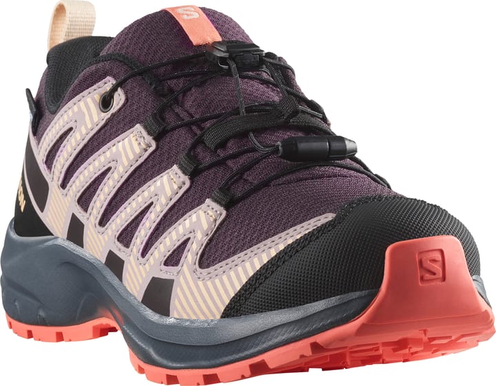 Salomon Kids' XA Pro V8 Waterproof Plum Kitten / Turbulence / Fusion Coral Salomon