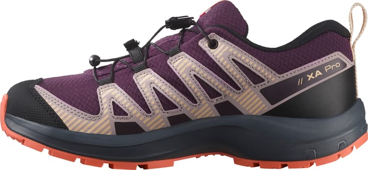 Salomon Kids' XA Pro V8 Waterproof Plum Kitten / Turbulence / Fusion Coral Salomon