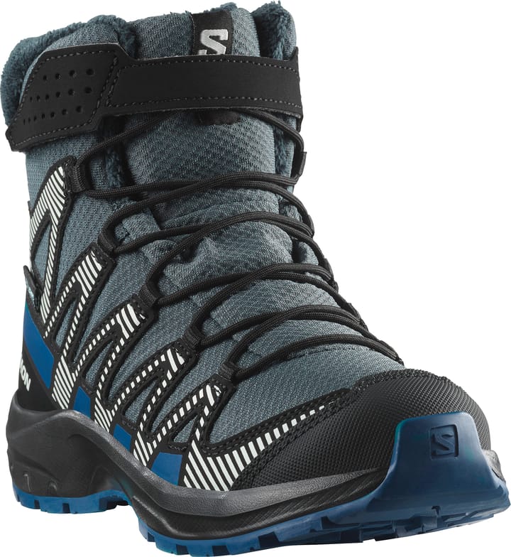 Salomon Juniors' XA PRO V8 Winter ClimaSalomon Turbulence/Black/Dark Blue Salomon