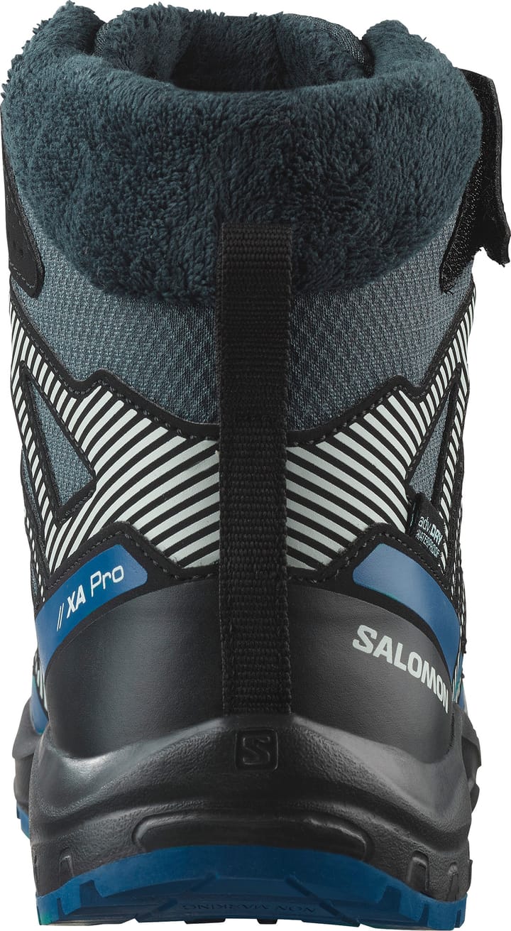 Salomon Juniors' XA PRO V8 Winter ClimaSalomon Turbulence/Black/Dark Blue Salomon Salomon Juniors' XA PRO V8 Winter ClimaSalomon Turbulence/Black/Dark Blue Salomon