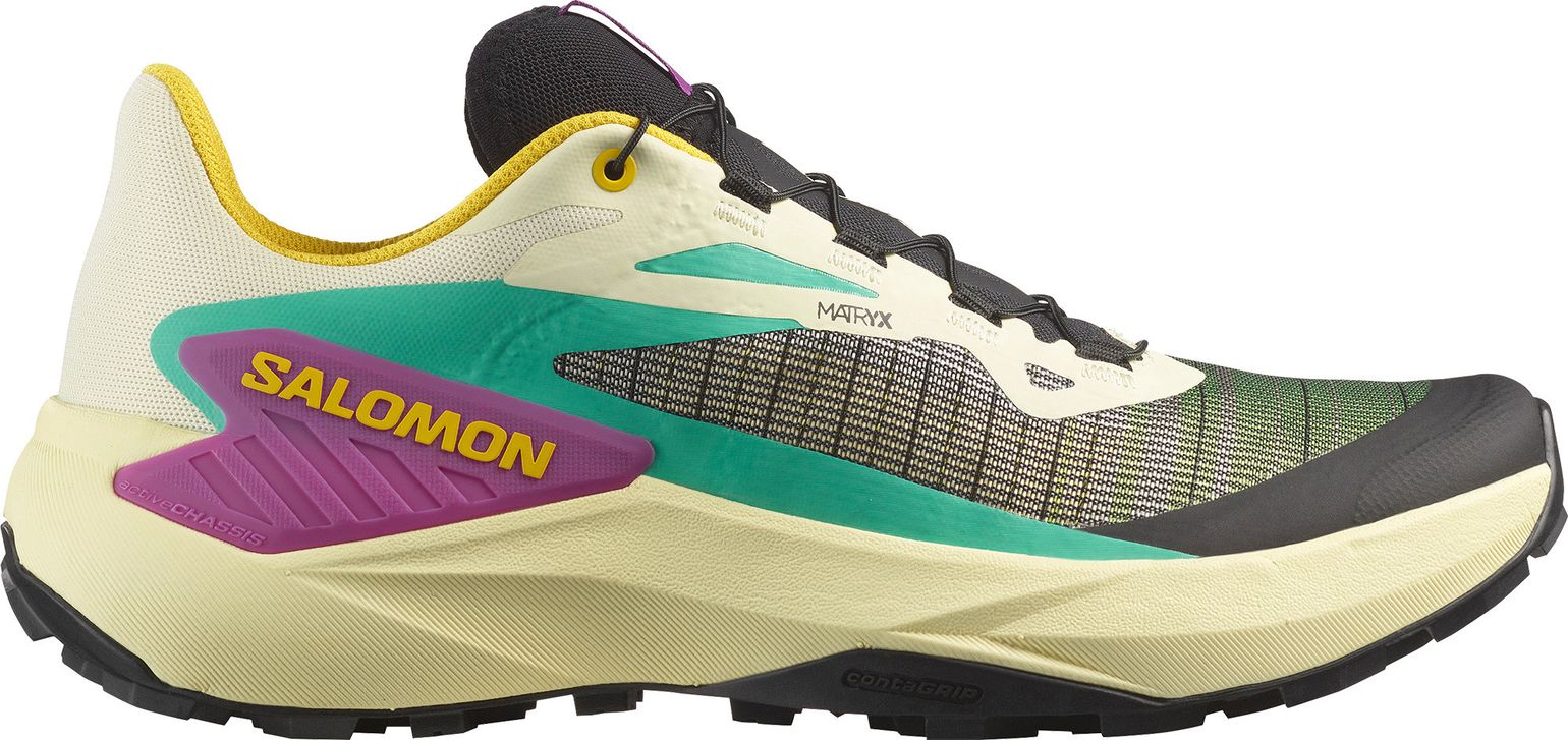 Salomon Men's Genesis Transparent Yellow / Black / Willowherb