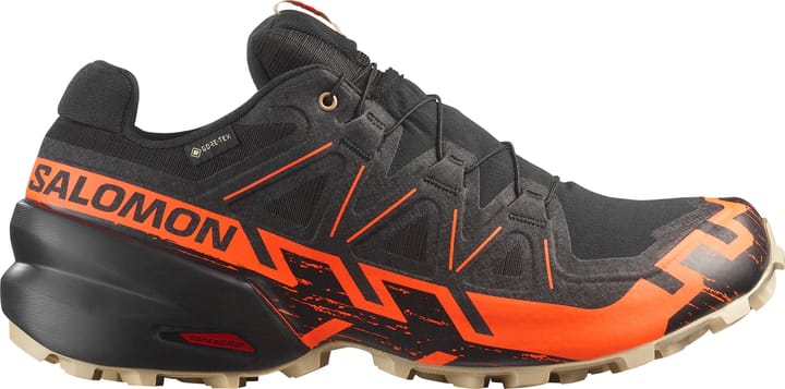 Salomon Men's Speedcross 6 GORE-TEX Black/Shocking Orange/White Pepper Salomon
