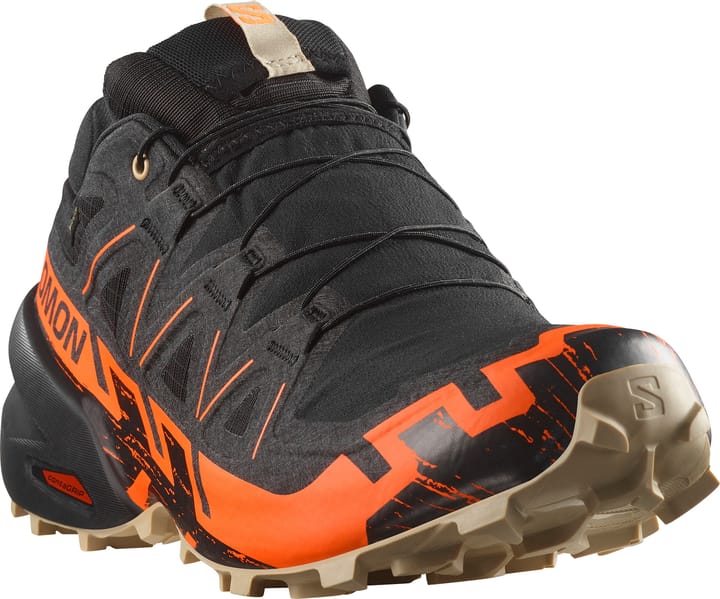 Salomon Men's Speedcross 6 GORE-TEX Black/Shocking Orange/White Pepper Salomon