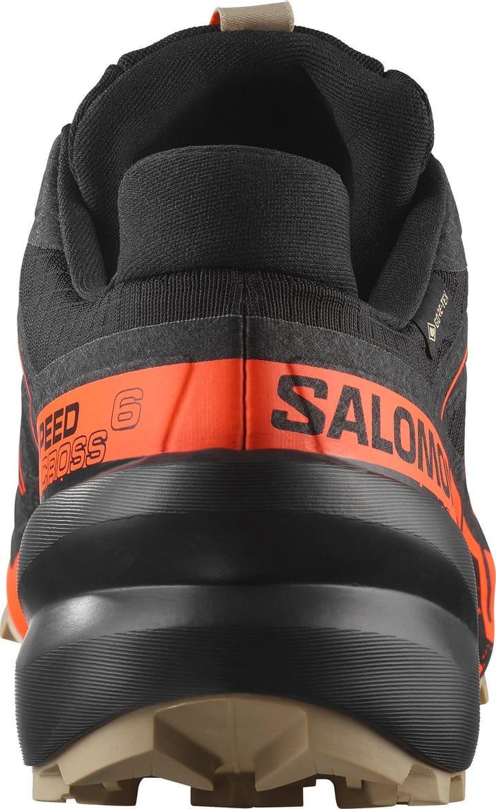 Salomon Men's Speedcross 6 GORE-TEX Black/Shocking Orange/White Pepper Salomon