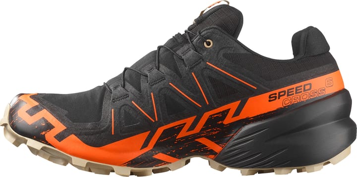 Salomon Men's Speedcross 6 GORE-TEX Black/Shocking Orange/White Pepper Salomon